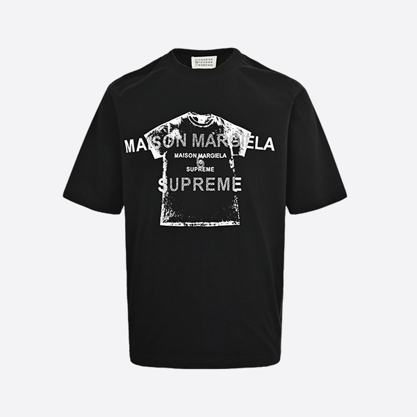 Maison Margiela 25ss collaboration short-sleeved graphic print short-sleeves