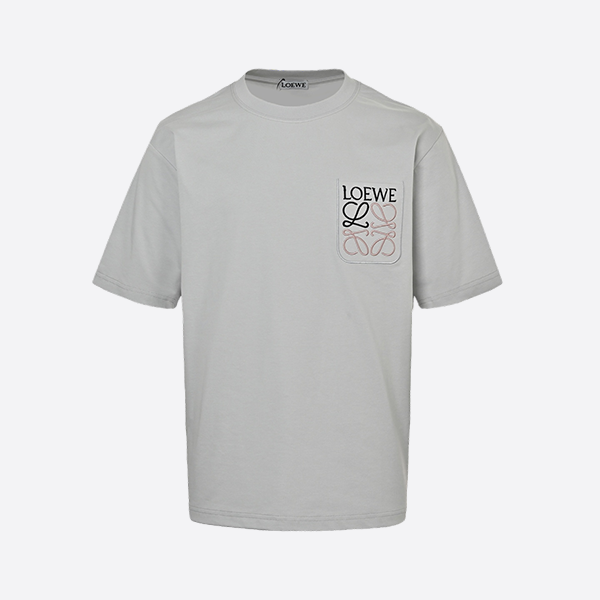 Loewe Contrast Embroidered Pocket Logo Short Sleeve