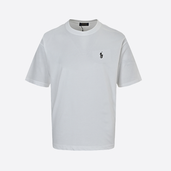Ralph Lauren 25ss pony logo embroidered short sleeve Whiteト