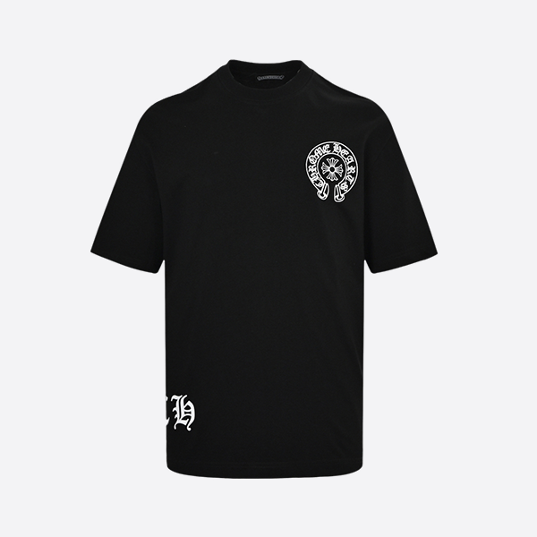 Chrome Hearts 25ss Ink-dyed horseshoe print short sleeves