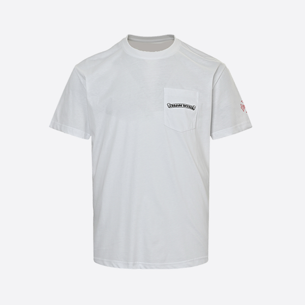 Chrome Hearts 24ss Short Sleeve Shirt with Red Sanskrit Letters on the Back