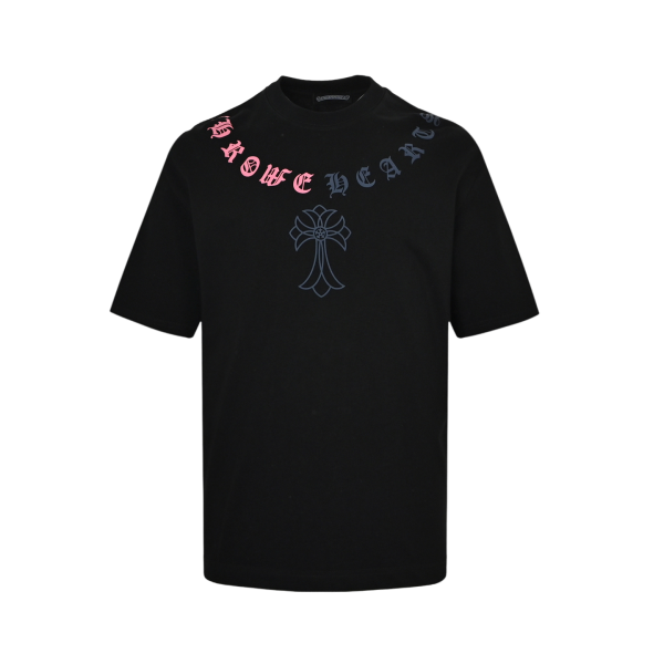 Chrome Hearts Sanskrit Cross Foam Printed Short Sleeves