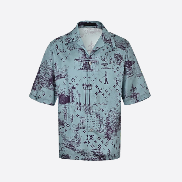 Louis Vuitton Park Print Shirt Short Sleeves