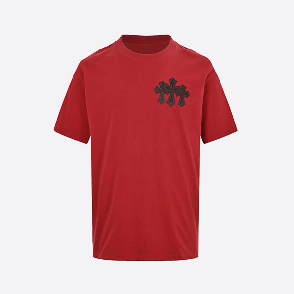 Chrome Hearts Leather Cross Short Sleeve