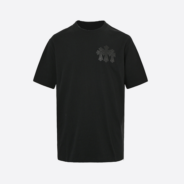 Chrome Hearts Leather Cross Short Sleeve