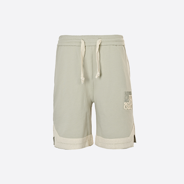 Loewe Colorblock Braided Ribbon Embroidered Shorts