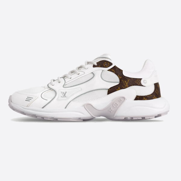 Louis Vuitton Olympia Round Toe Lace-Up Low-Top Casual Shoes 1AHOEV