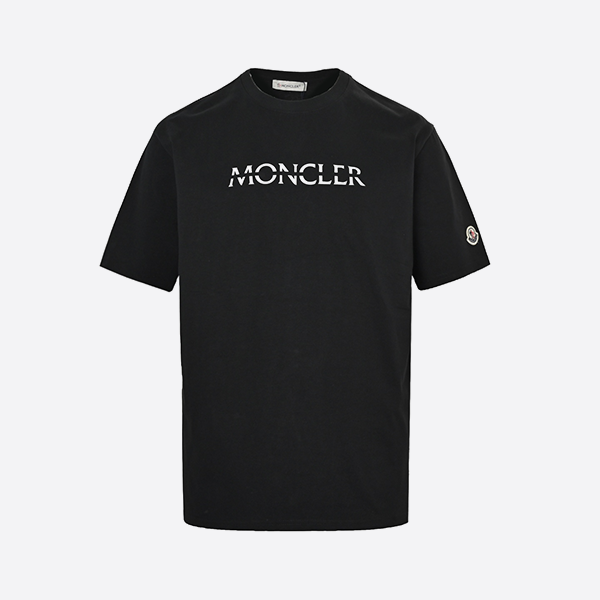 Moncler 25ss cut letter print short sleeve