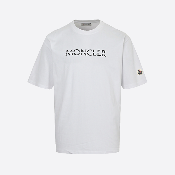 Moncler 25ss cut letter print short sleeve